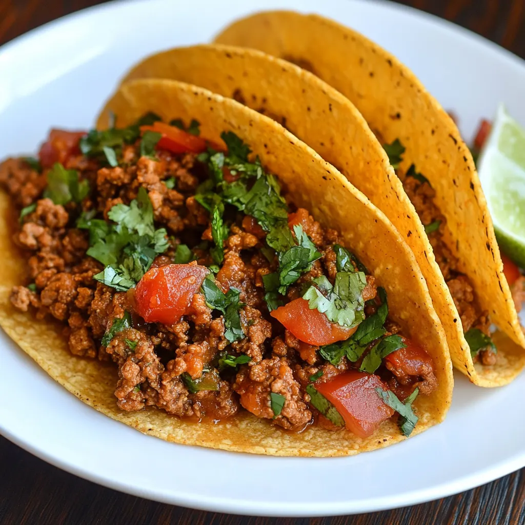 A variety of dishes made from leftover taco meat displayed on a wooden table.