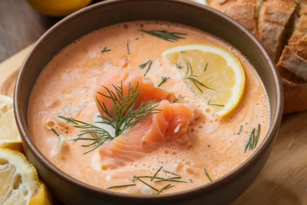 10-Minute Salmon Soup Recipe – Easy, Creamy & Delicious