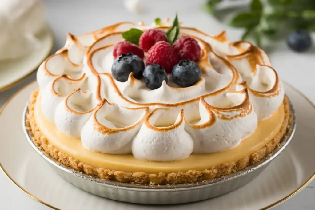 Coconut Custard Pie Recipe – A freshly baked pie with a golden crust and creamy filling.