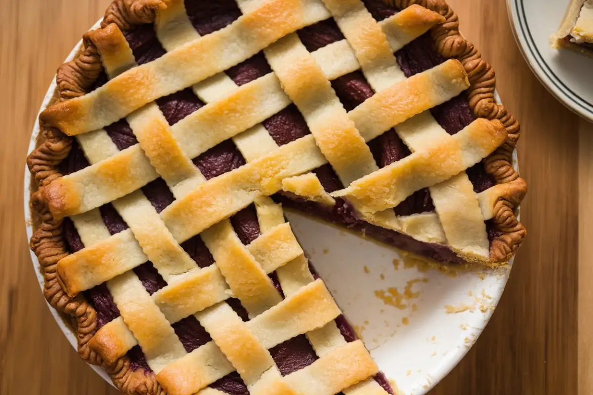 Crisco Pie Crust - A freshly baked pie with a golden, flaky crust.