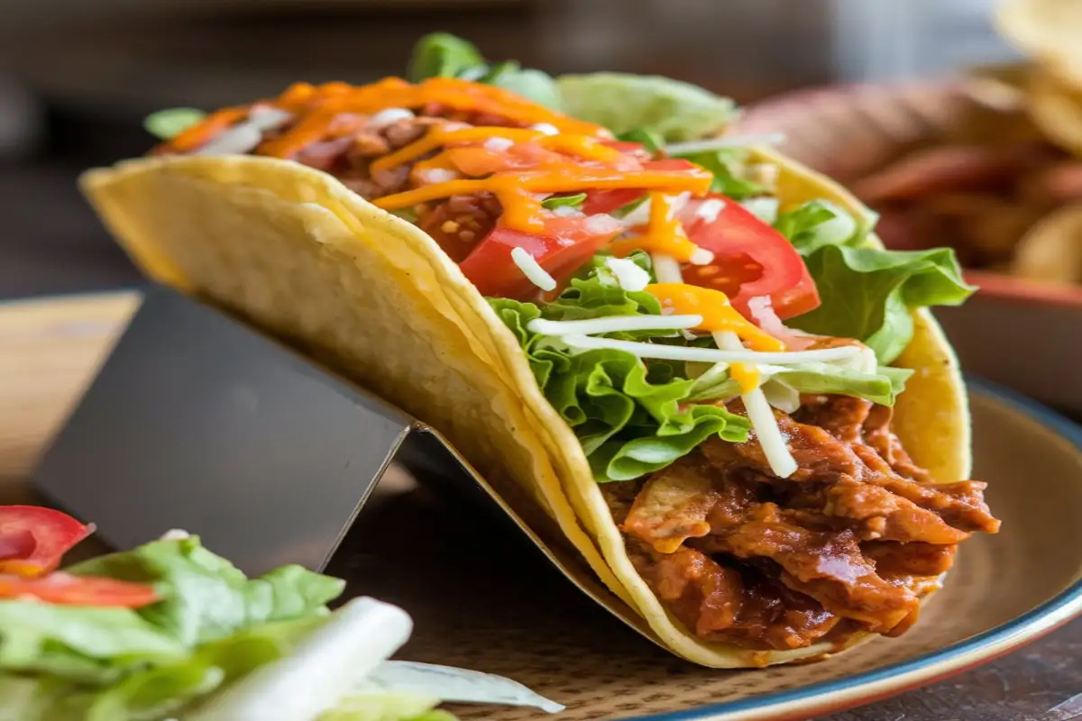 Various taco dishes displayed on a table.