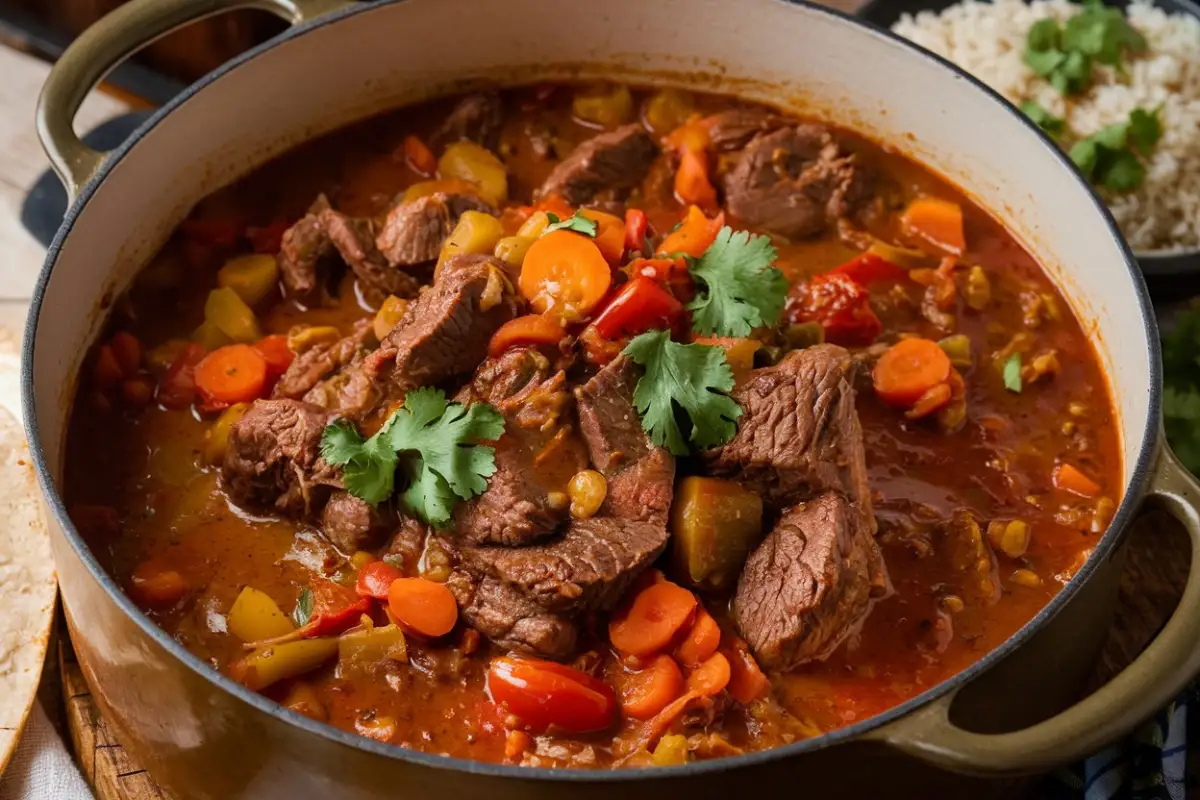 Secrets to the Best Mexican Beef Stew Recipe - A Hearty and Flavorful Dish.