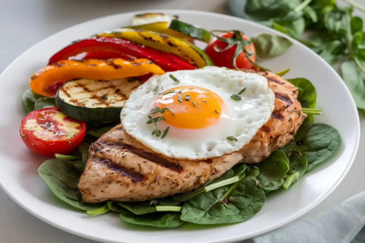 Healthy Meat with Eggs