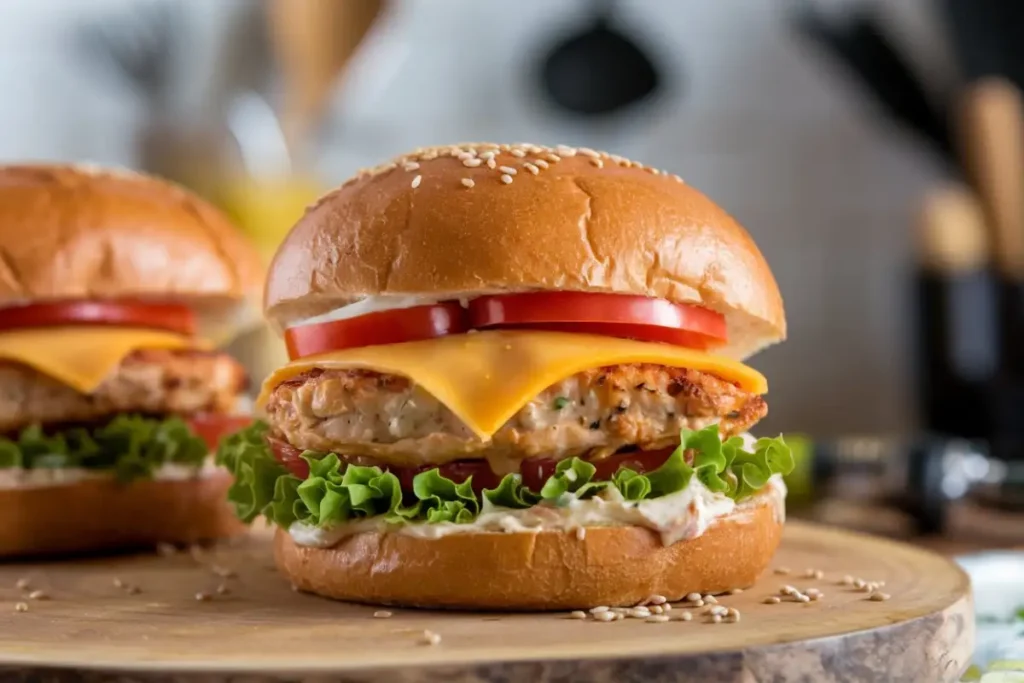 Pressure Cooker Chicken Sandwich