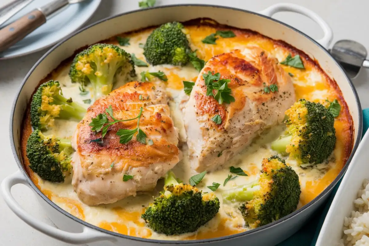 Creamy Broccoli and Chicken Bake