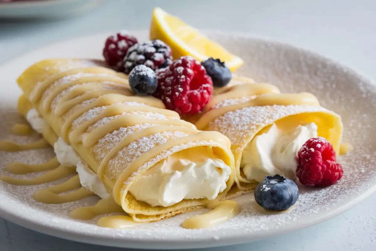 IHOP Lemon Ricotta Crepes